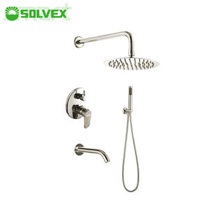 ชุดฝักบัวติดผนังอัจฉริยะ SOLVEX พร้อมหัวฉีดนวดและโหมดหยุดฉีดแบบเลื่อนได้ ดีไซน์ทันสมัยสำหรับโรงแรมและอพาร์ตเมนต์ - Product Image 2