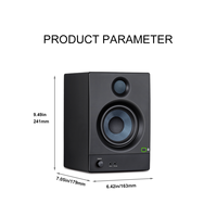 N-Audio NEW B4BT Professional Audio Active Studio Monitor Haut-parleurs Amplificateur intégré 7.1 canaux pour woofer 3.5"