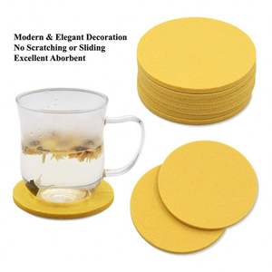 Sous-verres absorbants de boisson de feutre de vente chaude - Product Image 3