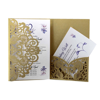 Suite d'invitations de mariage vintage bleues de luxe personnalisées, avec monogramme en relief, initiales du couple, cartes d'invitation de mariage