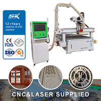 3 Axes 1325 1500*3000mm 9.6 kw Italien Hsd Broche Atc Cnc Routeur Machine pour Porte en Bois Armoire