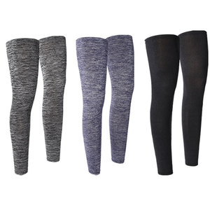 Jambières en soie glacée respirantes, protection UV, couvre-jambes pour cyclisme, pour adultes, sports de plein air, gris foncé, bleu foncé, vert lac - Product Image 5