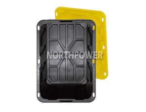 Heavy Duty 27 Gallon Plastic Large Storage Containers