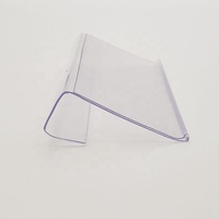 Étiquettes de prix en plastique, étiquettes de prix en PVC, étiquettes de prix transparentes, étiquettes de prix à crochet inversé pour supermarché