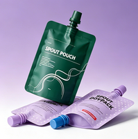 Pochettes de voyage personnalisées en plastique avec bec verseur, rechargeables, 30ml, 60ml, 100ml, pour shampoing, crème visage et liquides