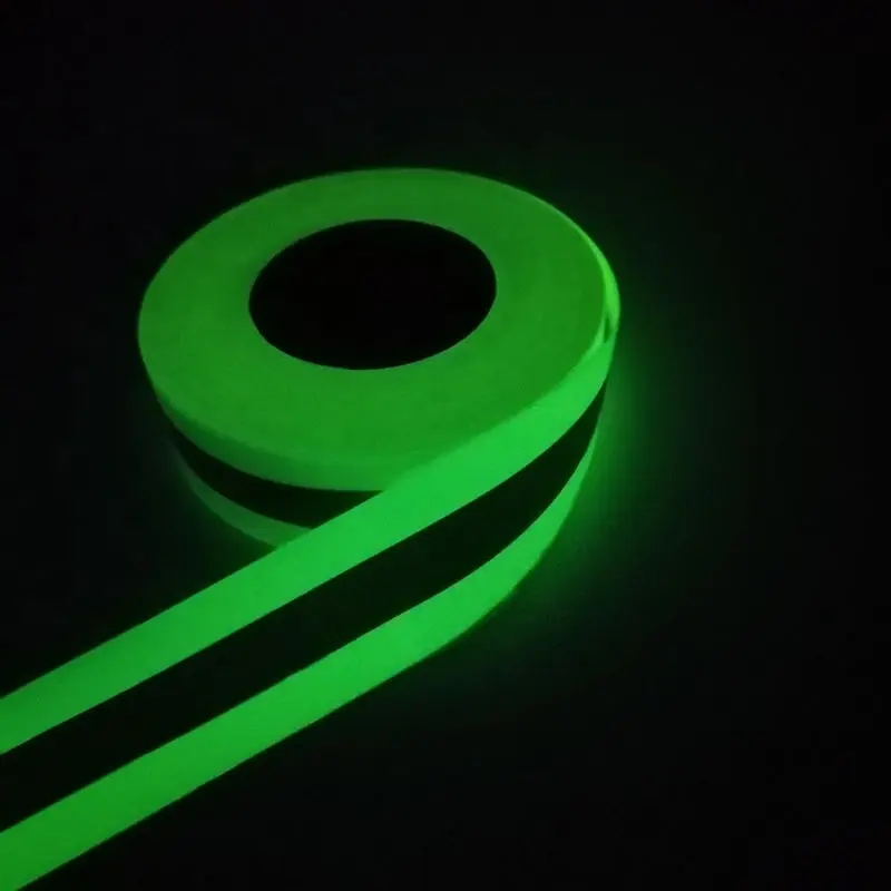 Green Glow Luminous Tape Fluorescent Tape Luminous Glow in The Dark Reflective Tape