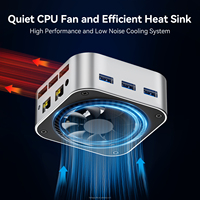 Mini PC Intel N100, Reproductor de Señalización Digital, LPDDR5, LAN Dual, WiFi 5, Windows 11/Linux, Computadora Empresarial, Pantalla para Comercios, Nuevo, 3 Años de Garantía
