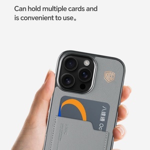 Cao cấp mạ điện PU Leather Wallet điện thoại di động Trường hợp đối với iPhone 16 Pro Max với chủ thẻ chống sốc bảo vệ Cover quay lại - Product Image 2