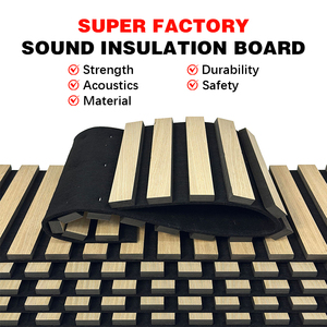 Akupanel Gỗ Và MDF Slat Sóng Hội Đồng Quản Trị Trang Trí Linh Hoạt Xoăn Uốn Cong Slat Acoustic Tường Bảng Điều Chỉnh - Product Image 2