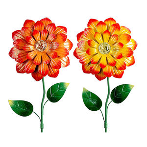 Décoration de jardin extérieur coccinelle libellule demi-rond colibri <span class=keywords><strong>moulin</strong></span> à <span class=keywords><strong>vent</strong></span> Sublimation fibre de verre piquet de jardin pour l'escalade - Product Image 1