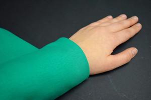 Tissu jersey en coton biologique de haute qualité, tricoté en trame, 70 cm de large, tubulaire, pour sweat-shirts filles et garçons - Product Image 4