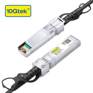 สายเคเบิล 10Gtek 10G SFP DAC 10GBASE-CU แบบ Passive Direct Attach Copper Twinax ความยาว 0.25 เมตร (0.82 ฟุต) ผลิตในจีน รุ่น CAB-10GSFP-P0.25M - Product Image 2