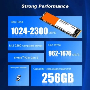 Unidad de estado sólido interna M.2 Unidad de estado sólido de alta velocidad NVME 1TB 2TB Disco duro PCIE para computadoras portátiles y de escritorio - Product Image 3