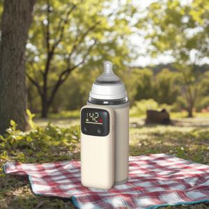 Set de Viaje Portátil Recargable por USB, 6 Niveles de Temperatura, Juego Completo de Biberones con Calentadores de Leche para la Alimentación del Bebé - Product Image 4