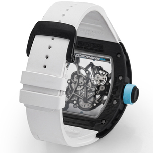 NEW Factory Upgrade the Integrated Movement RM055 Carbon Fiber case Shell 13.5mm Rubber Strap Men's Automatic <strong>Mechanical</strong> <strong>Watch</strong> - Product Image 6