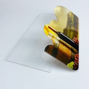Promoción: Bandeja de exhibición de plástico para supermercado con banderín impreso, innovador expositor de papel oscilante para tiendas minoristas - Product Image 5