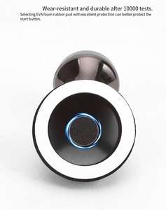 تخصيص زر بدء بنقرة واحدة للسيارات عصا التحكم الزخرفية مع زر ورقة الروائح غطاء سيارة واقية - Product Image 3