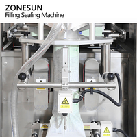 ZONESUN ZS-FS06 automatique forme verticale épices détergent poudre sac pochette remplissage scellage Machine d'emballage avec tarière chargeur