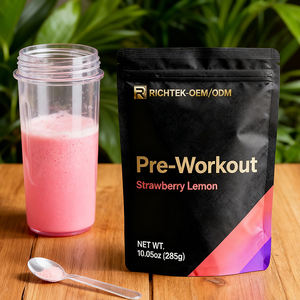 Oem תזונה שרירים משקל רווח כושר מותג פרטי סיטונאי מותאם אישית מראש אימון תוסף מראש אימון אבקה - Product Image 5