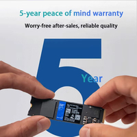 Western Digital untuk WD Blue SN580 NVMe SSD 2TB 1TB 500GB PCIe 4.0 * 4 M.2 2280 Internal Solid State Drive untuk Laptop PC De
