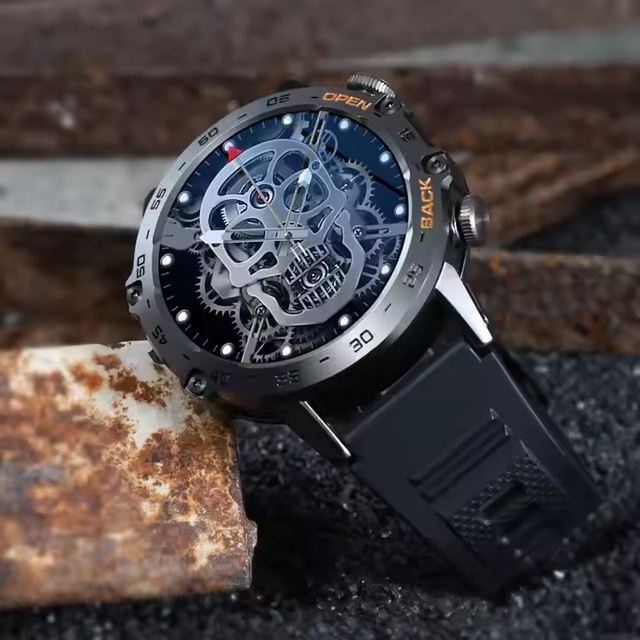 2025 Fall Detection 1.39Inch Sport Ip67 Waterproof Watch Health Reloj 400Mah Sports Heart Rate Call Smart Watch K52