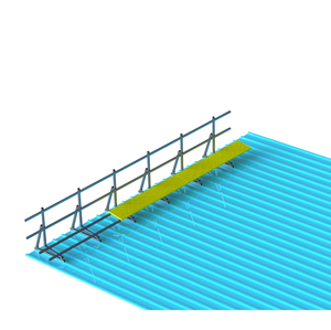 Sunforson impianti solari costruzione corrimano tetto di sicurezza avanzata solare <span class=keywords><strong>Guardrail</strong></span> sul tetto - Product Image 2
