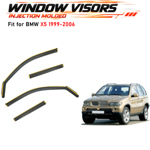Déflecteurs de fenêtre latérale pare-pluie pour Toyota Cruiser 2019-2020 accessoires auto - Product Image 1