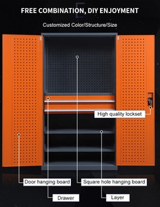 Prix d'usine <span class=keywords><strong>Garage</strong></span> d'atelier robuste Armoire de rangement pour outils à deux portes Mécanicien Armoire à outils de 72 pouces - Product Image 3