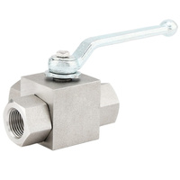 Válvula de Bola de Alta Presión de Acero Inoxidable Etrany, Manual, de Dos Posiciones y Tres Vías, Serie de Control Hidráulico para Aceite OEM