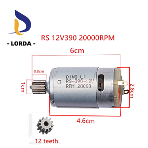 Accesorios para Auto Eléctrico Lorda, Motor RS390 12V 20000rpm, Repuesto de Motor para Powerwheel, Piezas de Repuesto, Control Remoto, Niño, Gris - Product Image 2