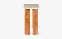 Console élégante en bois massif, design moderne et épuré, surface fonctionnelle, idéale pour l'entrée, le salon, le couloir, la décoration d'hôtel