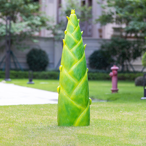 Sculpture d'art alimentaire en résine pour extérieur, modèle de panier de fruits et légumes personnalisé, réalisme artistique, couleur personnalisée, cadeau d'entreprise - Product Image 2