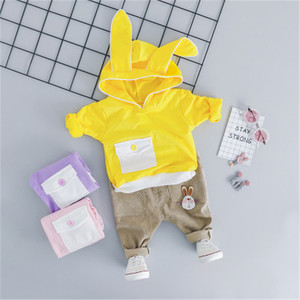 Ropa de bebé de la India: Conjunto de sonajeros Marvel, sudaderas y pantalones desgastados al por mayor, estilo motocross, de Wholesale Clothing - Product Image 5