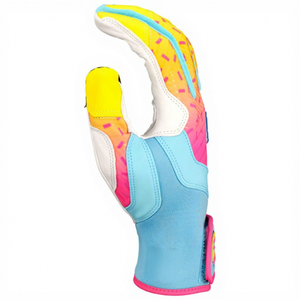 Custom Long Cuff Leather <b>Baseball</b> Batting <b>Gloves</b> Hook & Loop Closure Adult Softball & <b>Baseball</b> Training <b>Gloves</b> - Product Image 2