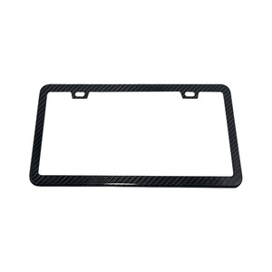 Marco de matrícula de fibra de carbono con especificaciones estadounidenses, soporte modificado para automóviles, soporte universal para vehículos eléctricos - Product Image 3