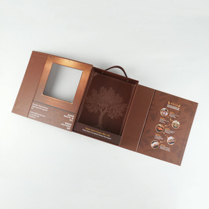 Olive Oil Gift <b>Box</b> Extra Virgin Premium Packaging Customizable Size Personalized Design - Product Image 2