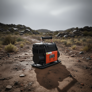 Vevor Gonfleur de pneus portable 12V 7,14 CFM 150 PSI avec écran LCD numérique pour camions 4x4 tout-terrain, pompe à air monocylindre - Product Image 2