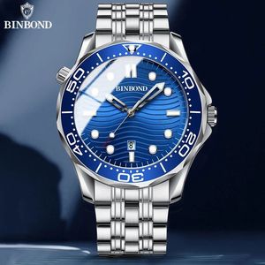 Binbond 2820 di lusso Multi-funzionale orologio al quarzo orologio di moda moda Casual moda luminoso lancette orologio da uomo per uomo riloj - Product Image 2