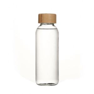 Bouteille d'eau en verre borosilicate haute qualité 500 ml 1000 ml avec logo personnalisé, réutilisable, avec couvercle métallique, pour boire directement, idéale pour le camping - Product Image 2