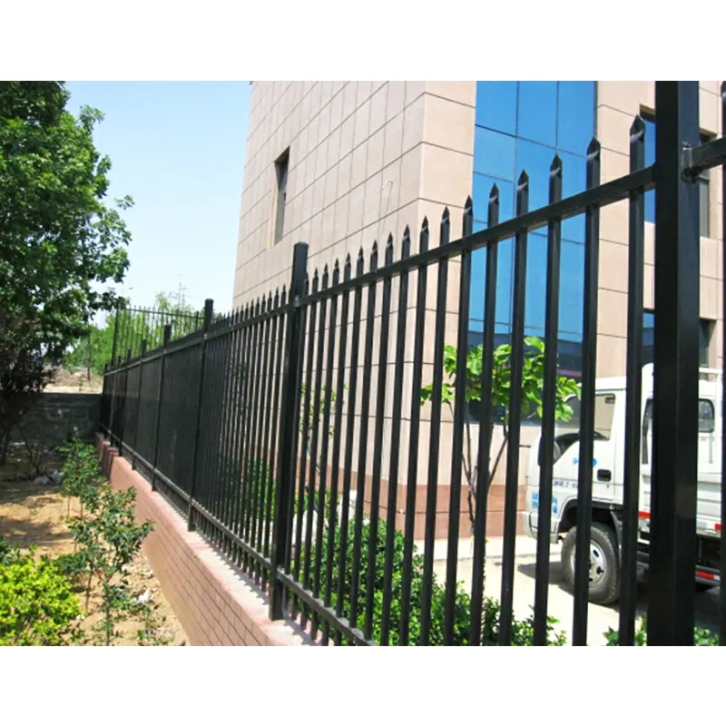Zinc Steel Fence Boundary Fence Panel 4 foot high Wrought Iron Zinc Steel Fence wrought iron zinc steel guardrail