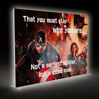Bannière publicitaire personnalisée pour comptoir, présentoir pop-up, bannière pliable avec cadre en A