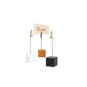 Clip in legno Ilan con base da 11 cm per appunti e biglietti - Product Image 2