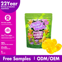 Peelerz Verschillende Vorm Halal Fruit Gelei Snoepjes Mango Smaak Peelbare Zoete Gummy Snoep