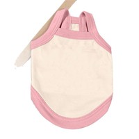 SongshanToys OEM ODM – Nouveauté Été : Gilet et T-shirt Doux et Uni pour Animaux de Compagnie (Chiens et Chats de Petite Taille) avec Impression de Logo – Remise Spéciale