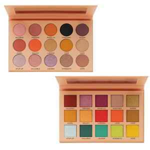 Private Label Eyeshadow Palette Vegan Waterproof Matte Shimmer Glitter Eye Shadow Cosmetics - Product Image 1