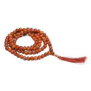 พีช Aventurine Jap Mala-ขายส่ง Jap Mala ในราคาที่ดีที่สุด - Product Image 1