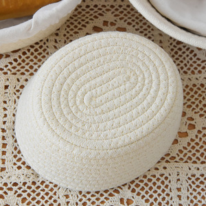 Factory Hot Sale <b>Storage</b> <b>Baskets</b> Woven Cotton Rope <b>Basket</b> Organizing Home Decoration - Product Image 4