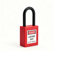 Cadenas de sécurité OEM 38 mm, cadenas de sécurité personnalisés pour isolation, cadenas de blocage LOTO avec clés maîtresses