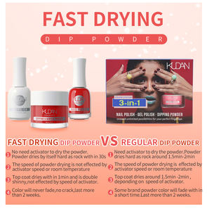 KUDAN Juego <span class=keywords><strong>de</strong></span> Gel en Polvo 3 en 1 <span class=keywords><strong>de</strong></span> Alta Calidad, Material Acrílico <span class=keywords><strong>de</strong></span> Marca Privada OEM, <span class=keywords><strong>Precio</strong></span> Competitivo - Product Image 3