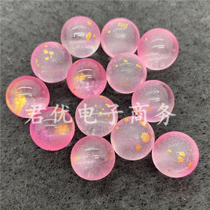 Bola de cristal esmaltado checo DIY, cuenta redonda sin agujero, 12mm, bola de cristal dorada grabada, accesorios hechos a mano - Product Image 5